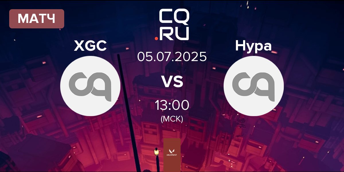 Матч Xipto GC XIP vs Hypa Hypa Esports Hypa | 05.07