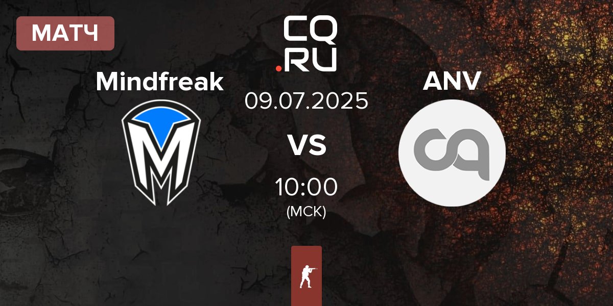 Матч Mindfreak vs Animus Victoria ANV | 09.07