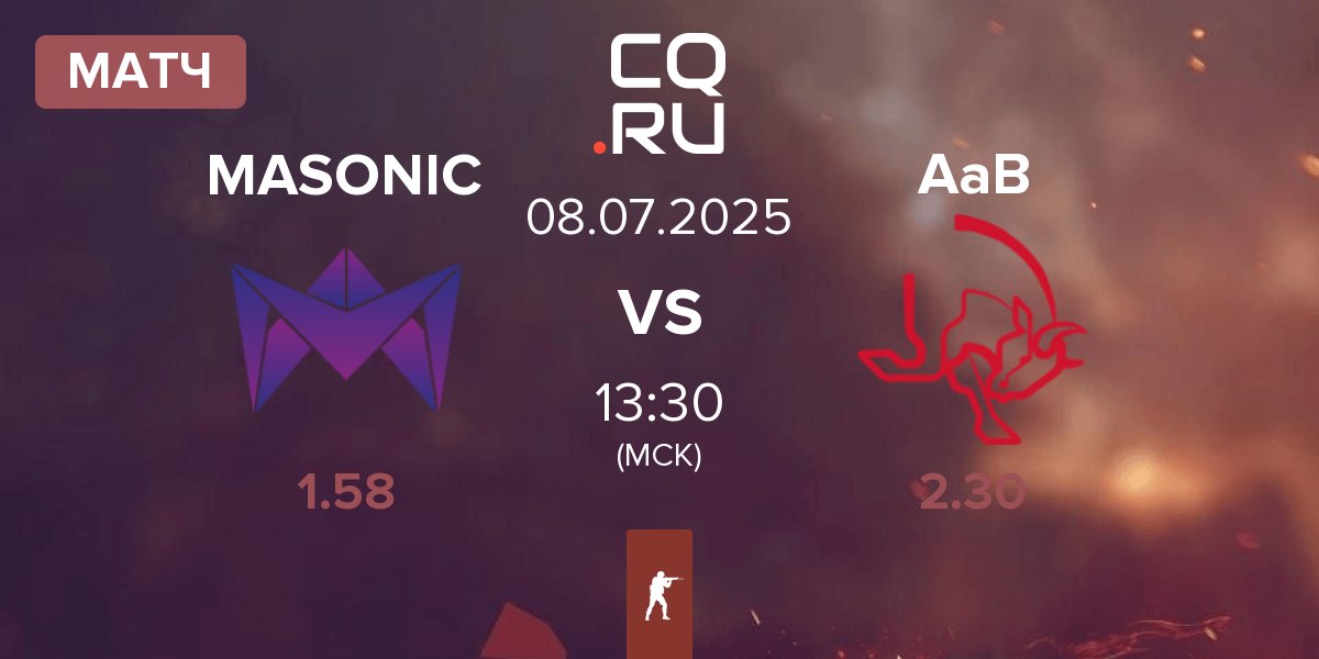 Матч MASONIC vs AaB esport AaB | 08.07