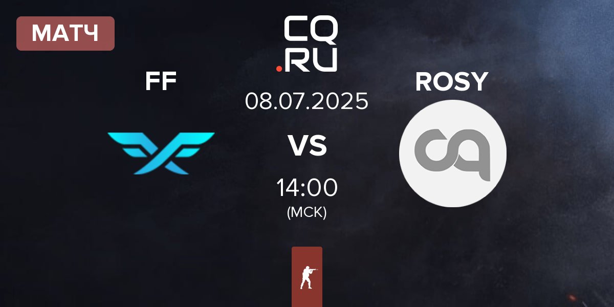 Матч Fire Flux Esports FF vs ROSY | 08.07