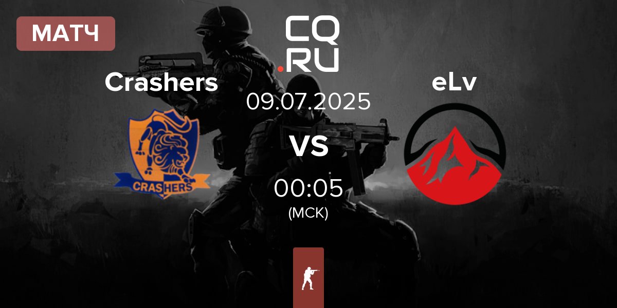 Матч Team Crashers Crashers vs Elevate eLv | 09.07