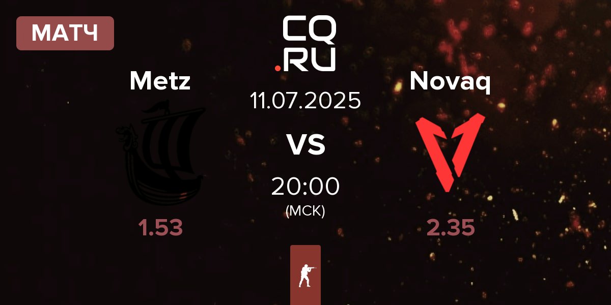 Матч Metizport Metz vs Novaq | 11.07