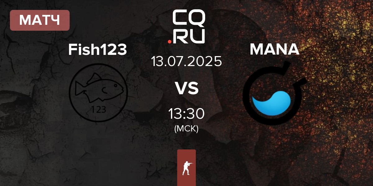 Матч Fish123 vs MANA eSports MANA | 13.07
