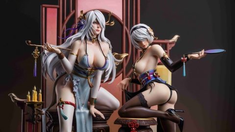 Анонсированы раздеваемые фигурки 2B и A2 из NieR Automata в китайском стиле