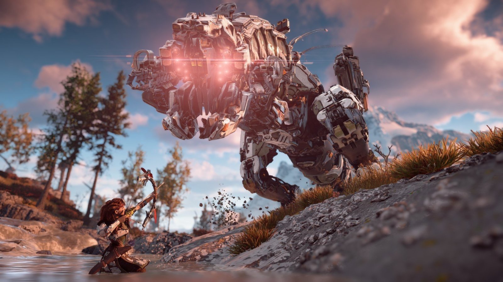 Хорайзен на пк. Игра Горизонт Зеро. Лиходей хорайзон. Громозев в Horizon Zero Dawn. Горизонт Зеро даун игра.