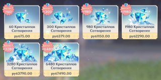 Кристаллы Сотворения в Геншин Импакт