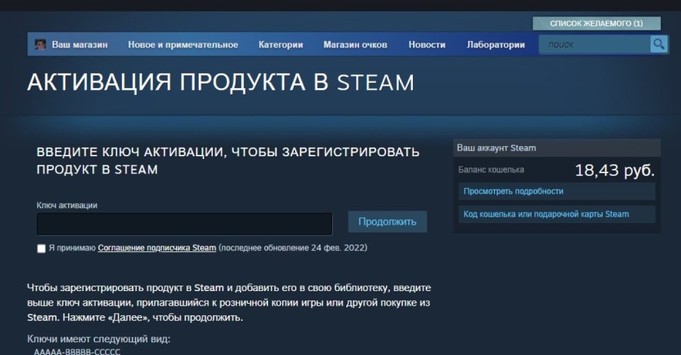 Как активировать ключ в Steam - подробная инструкция для всех устройств ...