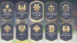 достижения в Геншин Импакт