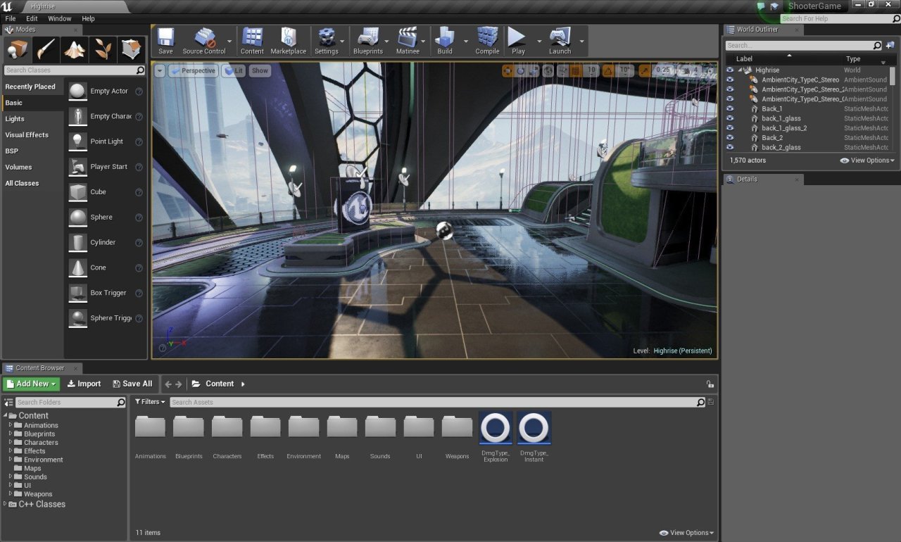 Unreal engine готовые проекты