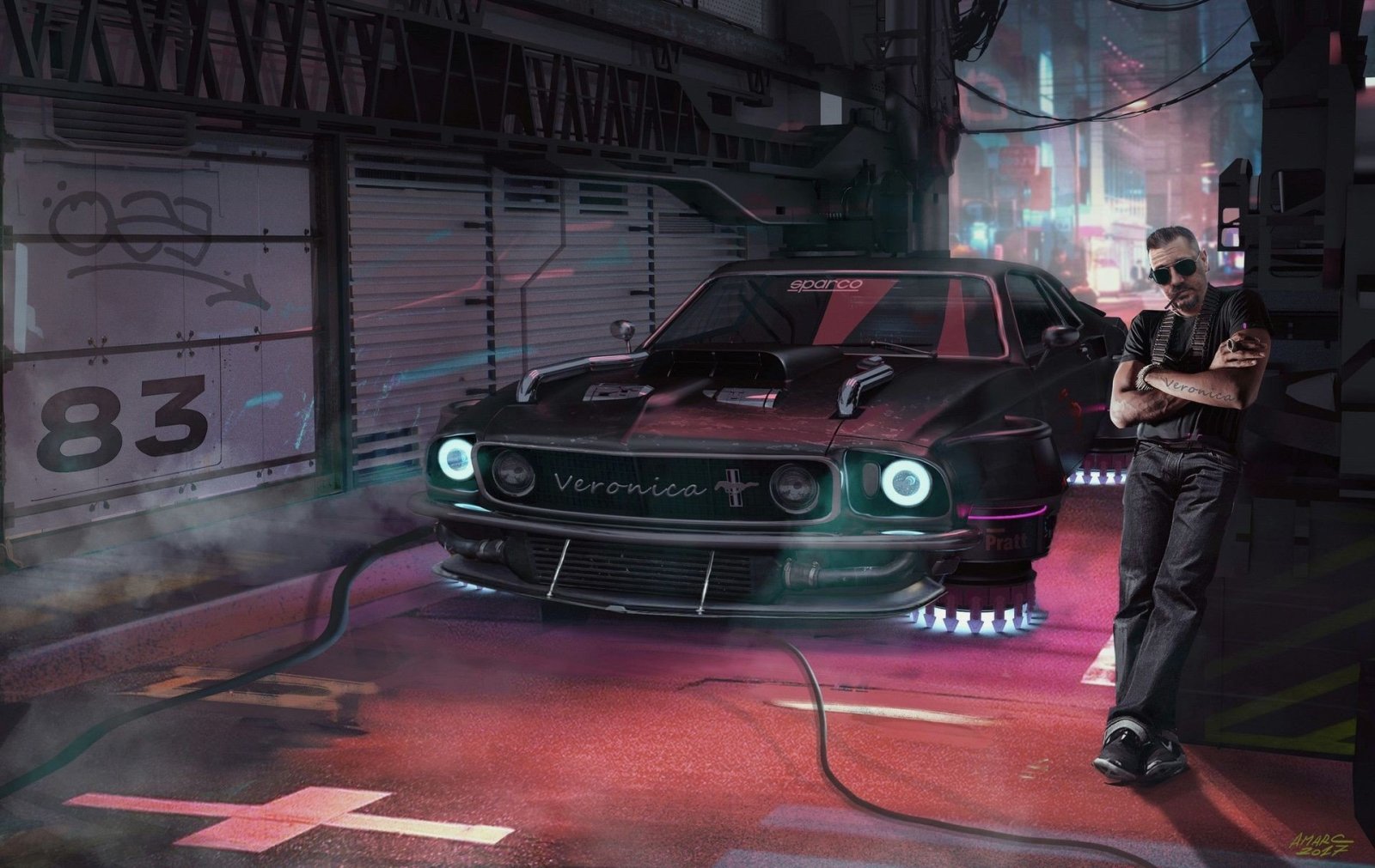 Cyberpunk 2077 Ford Mustang