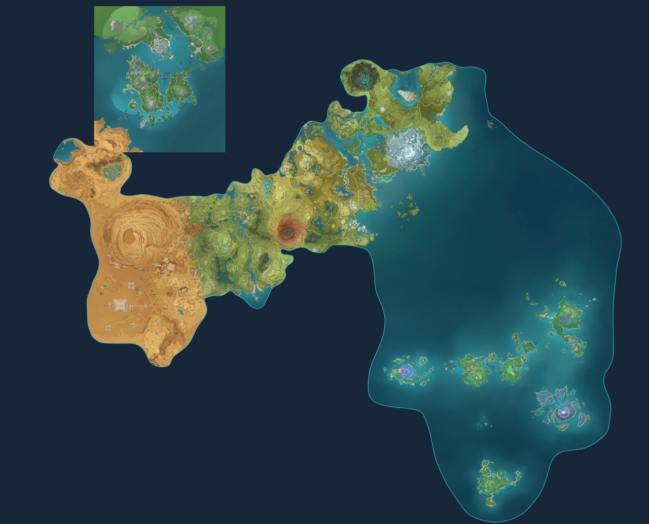 Genshin impact map