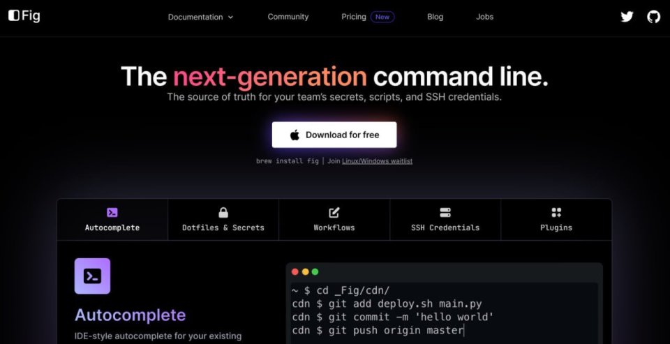 Generate commands