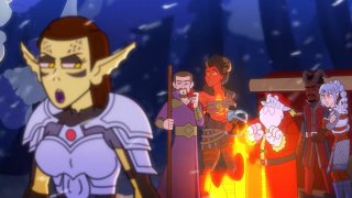 Герои Baldurs Gate 3 ищут Санту в новогоднем мультфильме