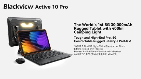 Blackview выпустила Active 10 Pro топ планшет с 5G и автономностью до 90 дней