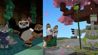 Герои и локации из Кунгфу Панды появились в Minecraft вышло официальное DLC