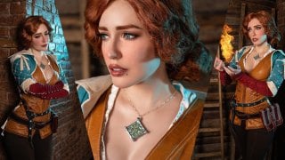 Российская модель показала косплей на таинственную Трисс из Ведьмака
