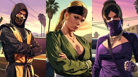 Бойцы Mortal Kombat стали героями GTA на артах от нейросети