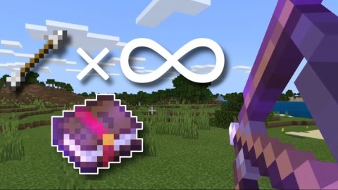 Зачарование на бесконечность в Minecraft