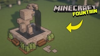 Как построить фонтан в Minecraft