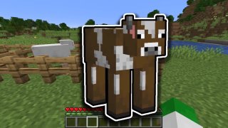 Ферма коров в Minecraft